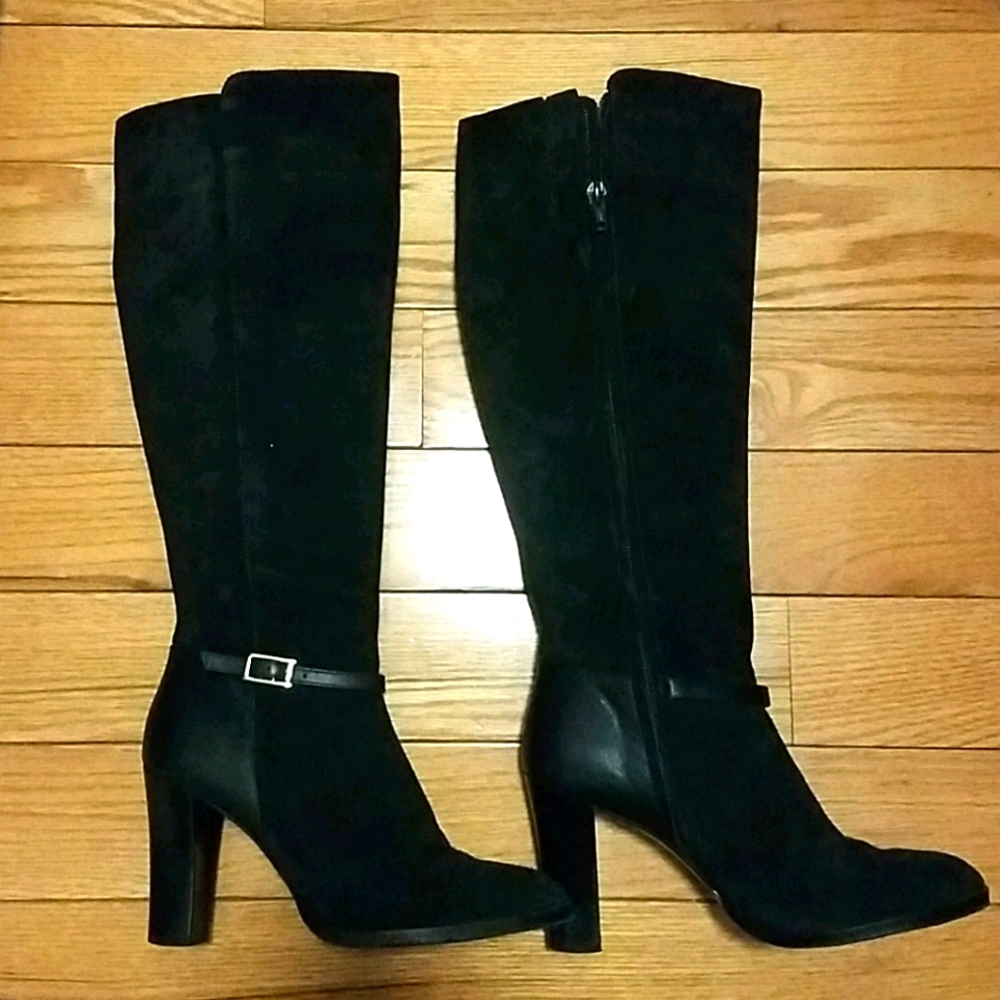 BR suede leather boots